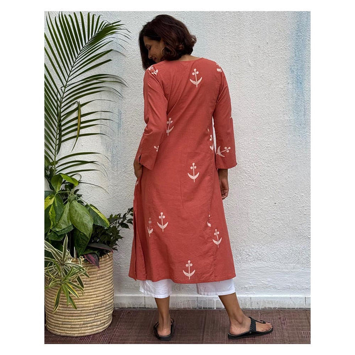 Chidiyaa Shama Block Printed Cotton Kurta