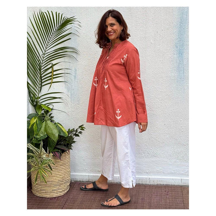 Chidiyaa Khushnuma Block Printed Cotton Kurti