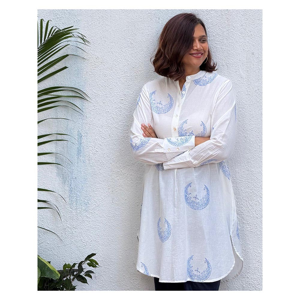 Chidiyaa Paakeezah Block Printed Cotton Kurti