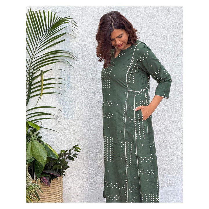 Chidiyaa Swatilekha Block Printed Cotton Kurta