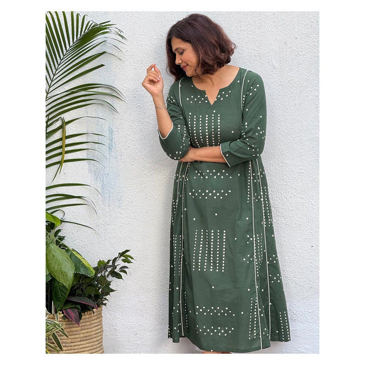 Chidiyaa Swatilekha Block Printed Cotton Kurta