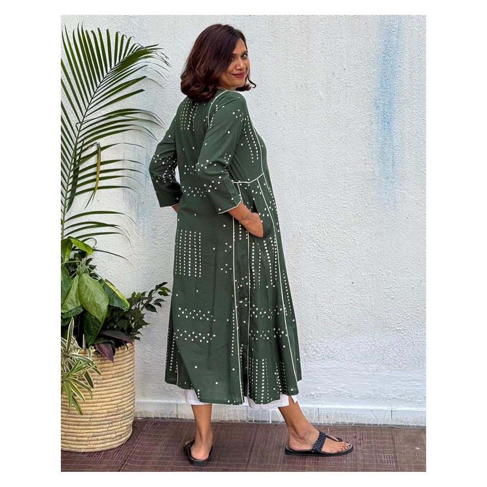 Chidiyaa Swatilekha Block Printed Cotton Kurta