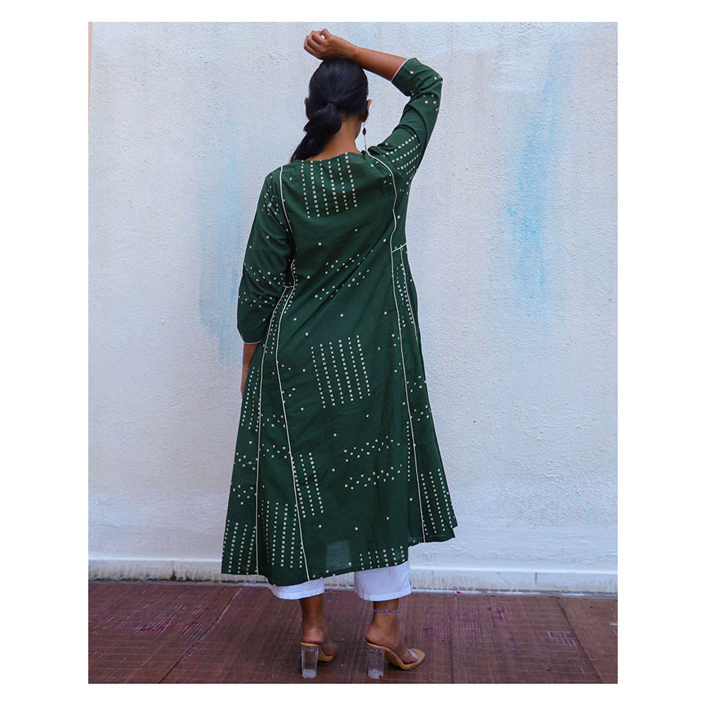 Chidiyaa Swatilekha Block Printed Cotton Kurta