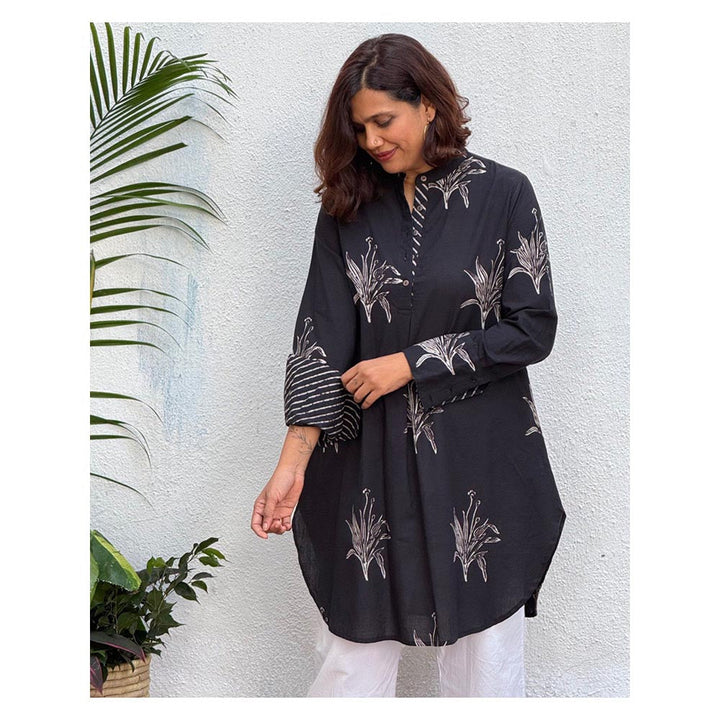 Chidiyaa Sumati Block Printed Cotton Kurta