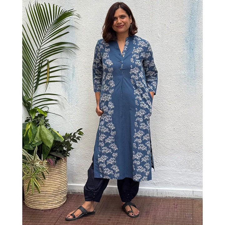 Chidiyaa Ashalata Block Printed Cotton Kurta