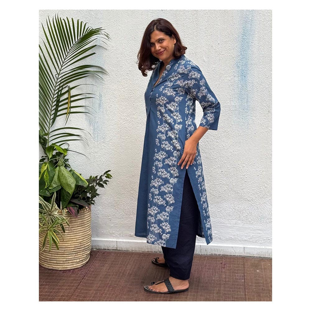 Chidiyaa Ashalata Block Printed Cotton Kurta