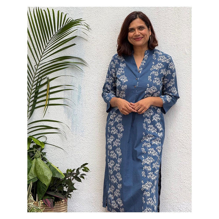 Chidiyaa Ashalata Block Printed Cotton Kurta