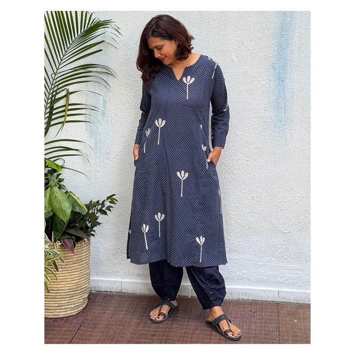 Chidiyaa Roma Block Printed Cotton Kurta