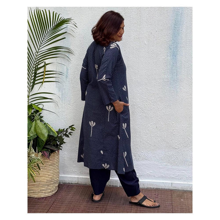 Chidiyaa Roma Block Printed Cotton Kurta