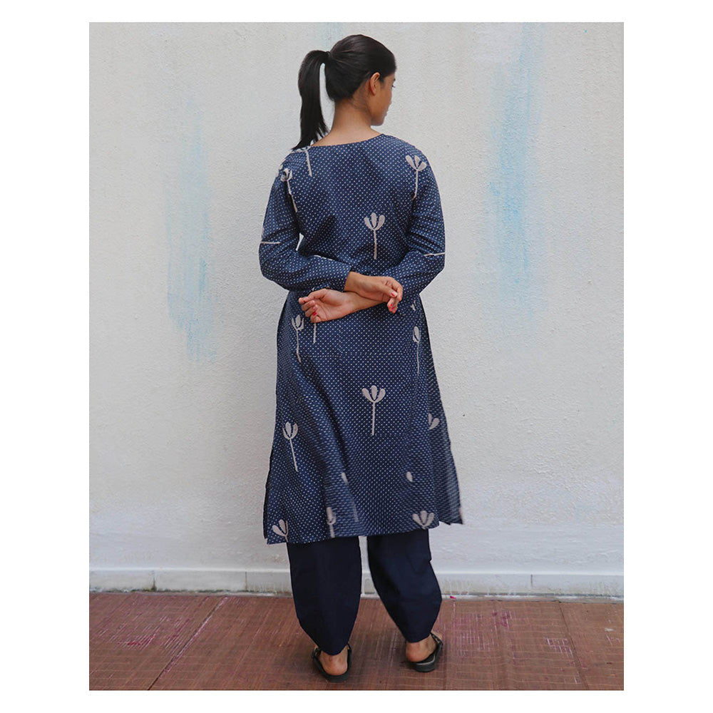 Chidiyaa Roma Block Printed Cotton Kurta