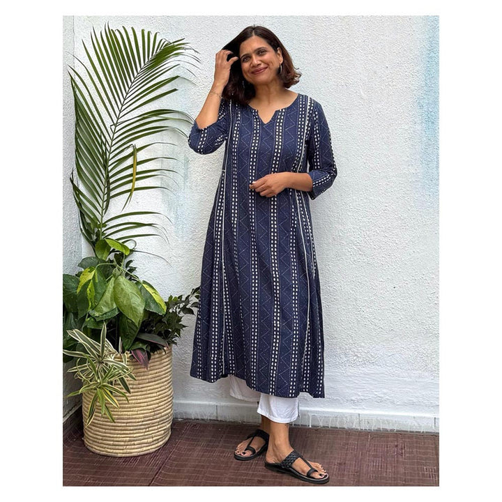 Chidiyaa Shobha Block Printed Cotton Kurta