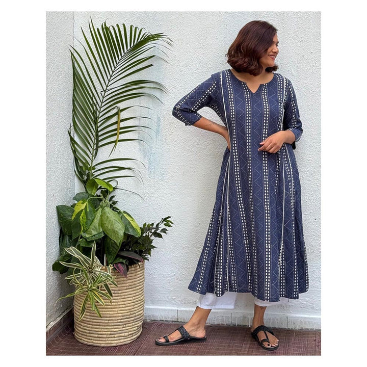 Chidiyaa Shobha Block Printed Cotton Kurta