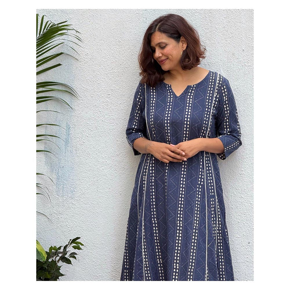 Chidiyaa Shobha Block Printed Cotton Kurta