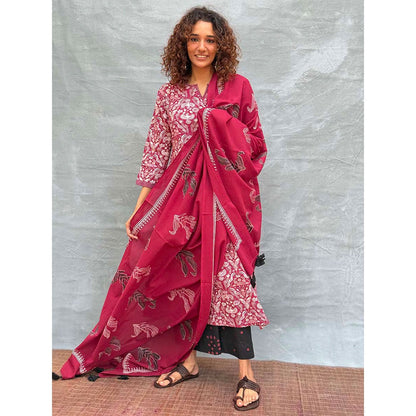 Chidiyaa Pink Soil Hues Of Horizon Ed Cotton Dupatta