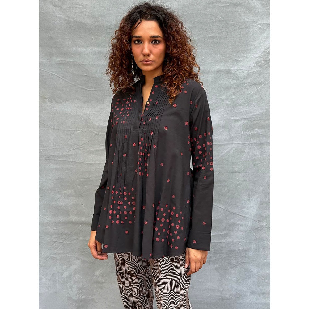 Chidiyaa Soil Windsong Printed Cotton Top
