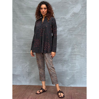 Chidiyaa Soil Windsong Printed Cotton Top