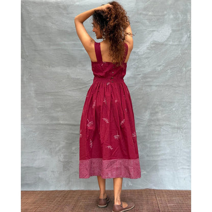 Chidiyaa Soil River song printed Cotton Dress