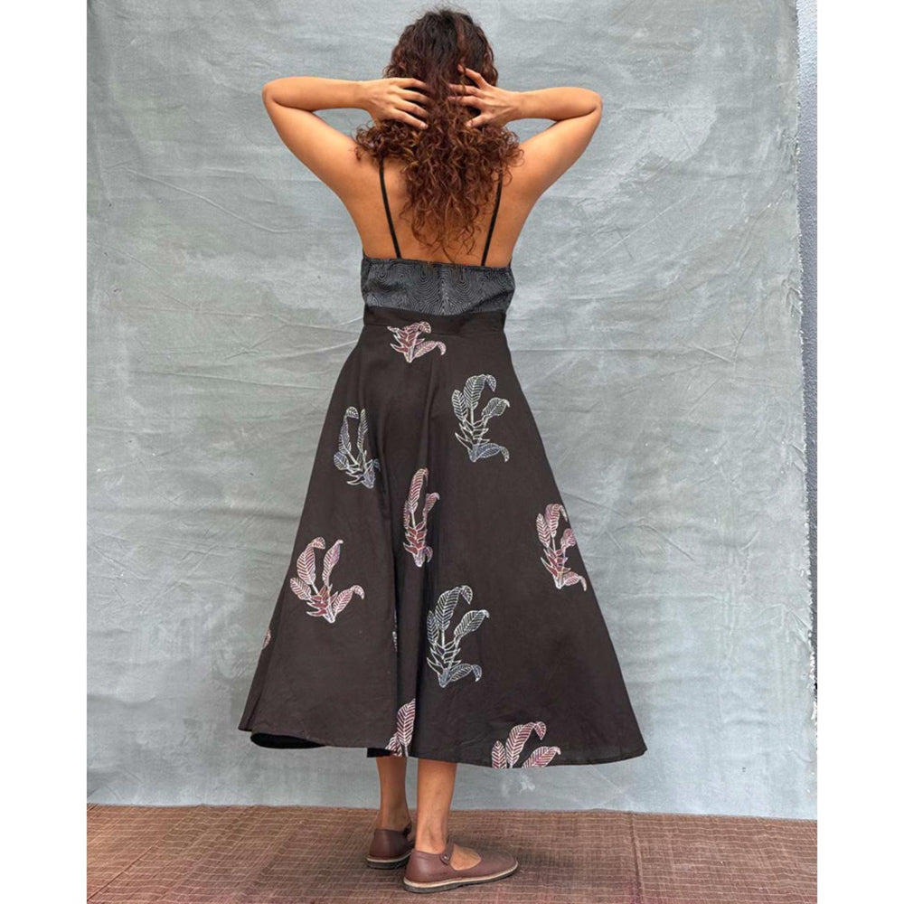 Chidiyaa Soil Wildflower Whispers printed Cotton Dress