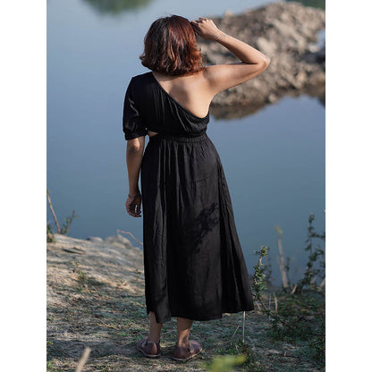 Chidiyaa Sway Oasis Handwoven Bamboo Dress