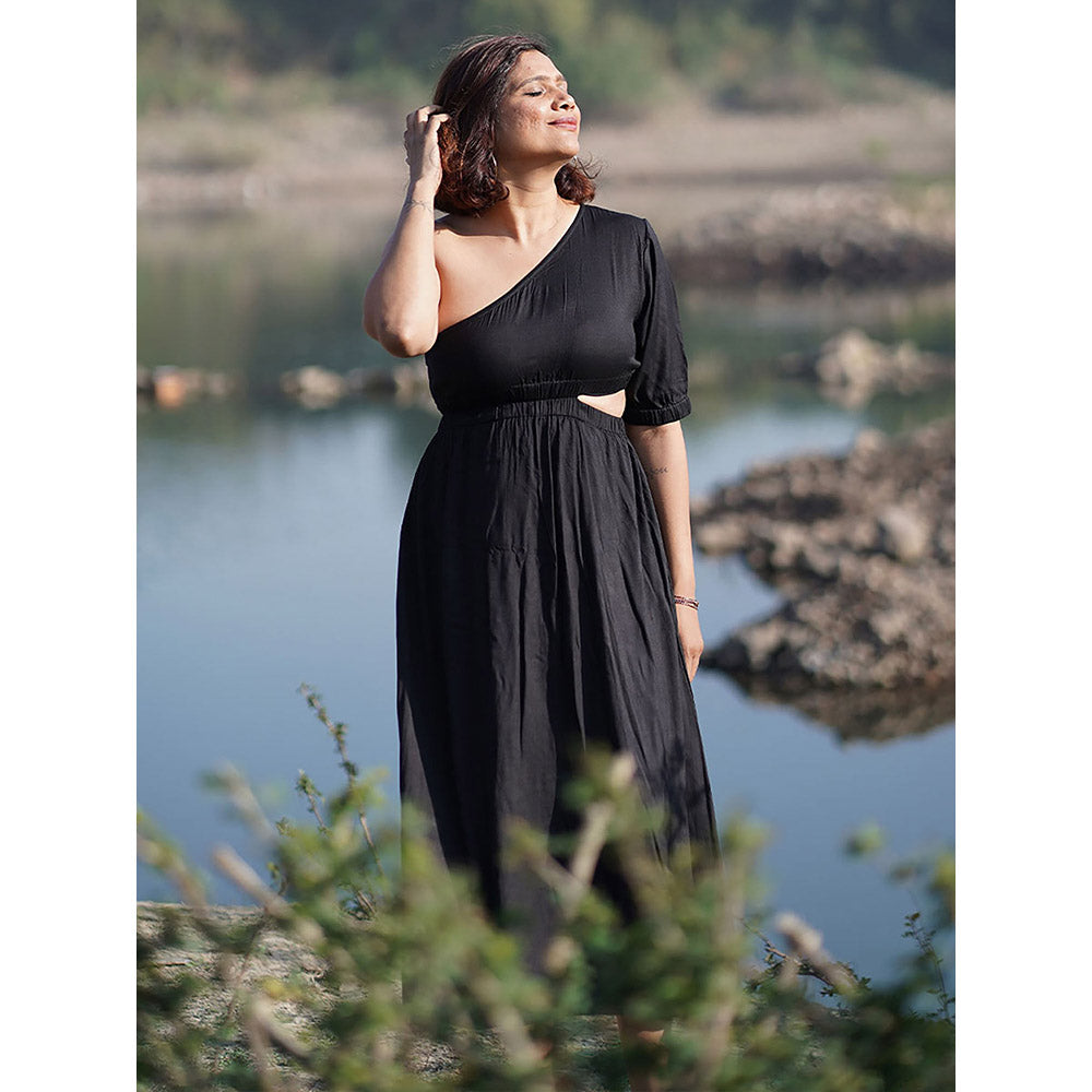 Chidiyaa Sway Oasis Handwoven Bamboo Dress