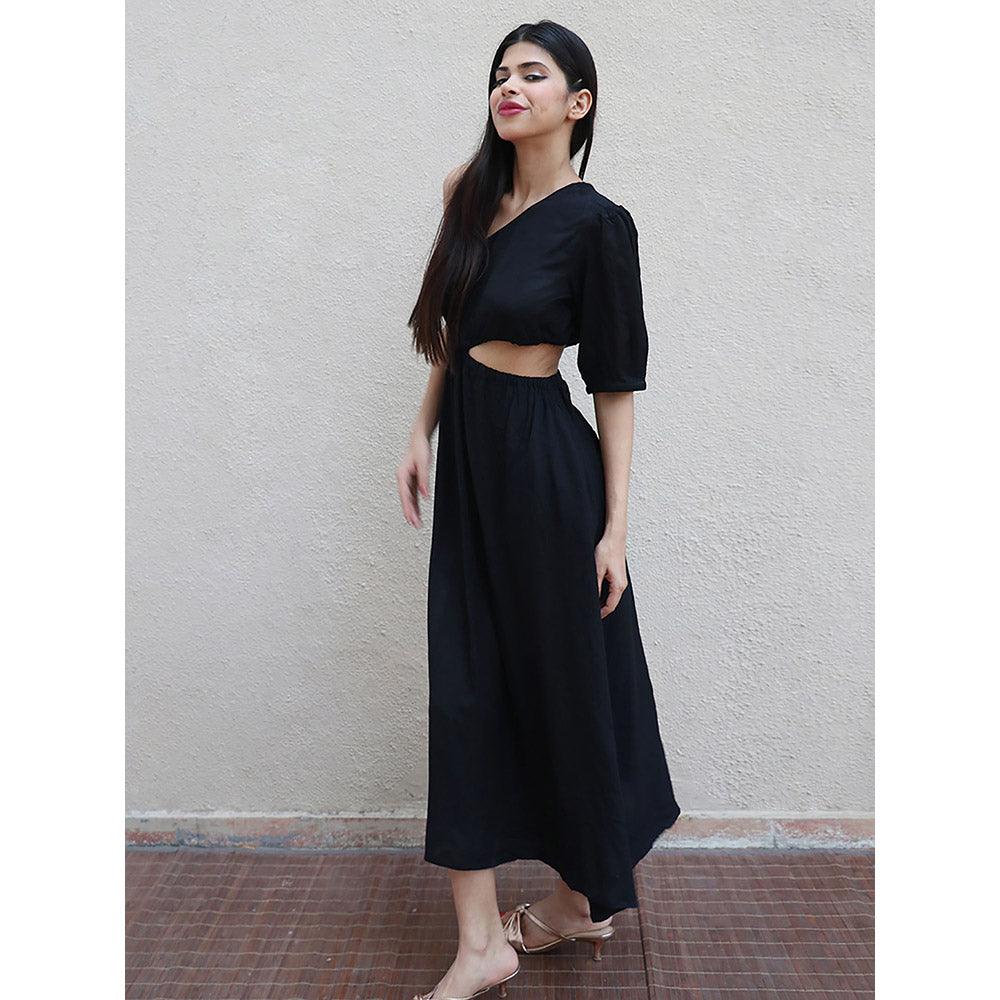 Chidiyaa Sway Oasis Handwoven Bamboo Dress