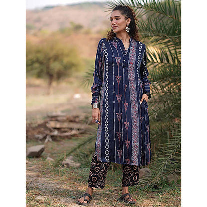 Chidiyaa Angelique Modal Silk Kurta with Pant