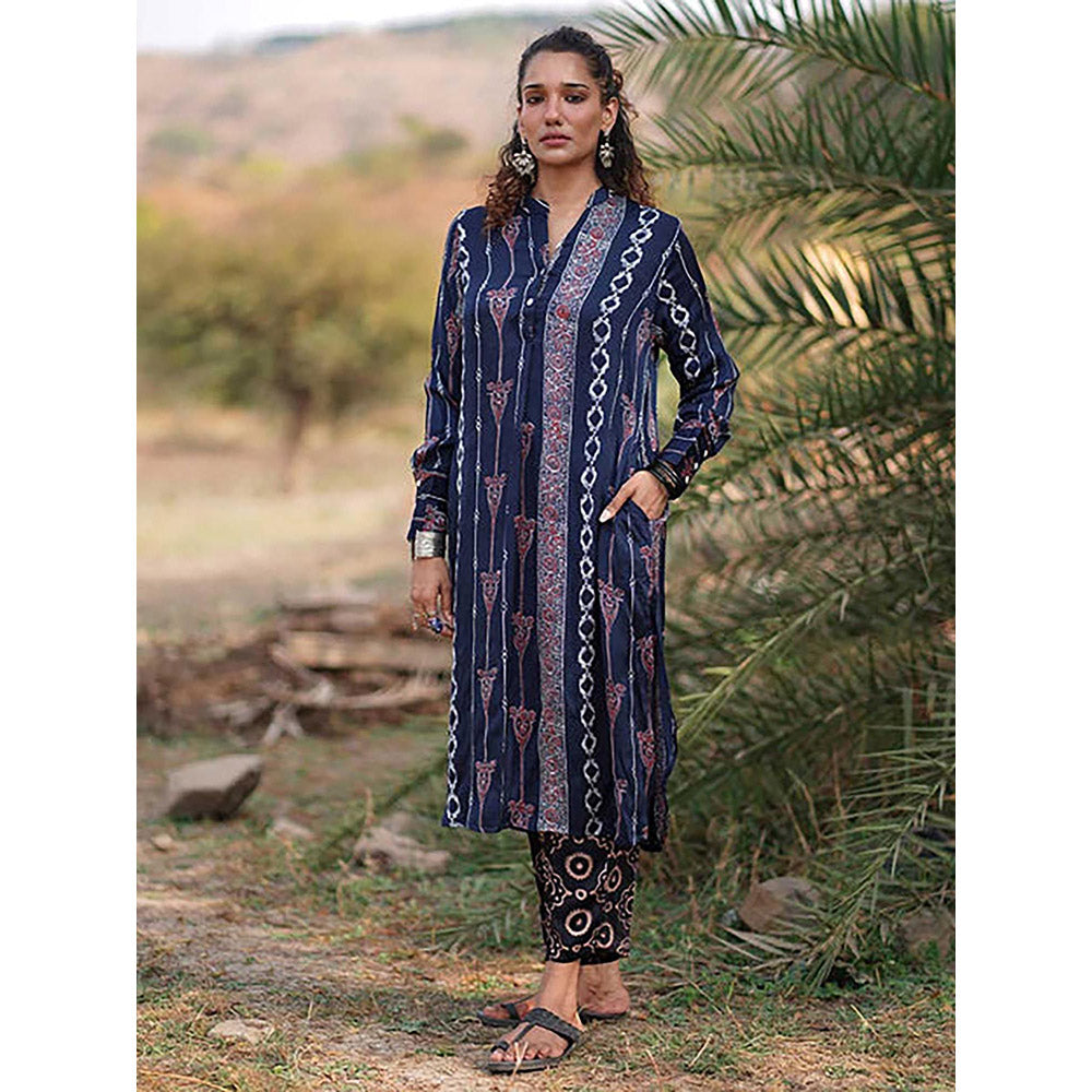 Chidiyaa Angelique Modal Silk Kurta with Pant