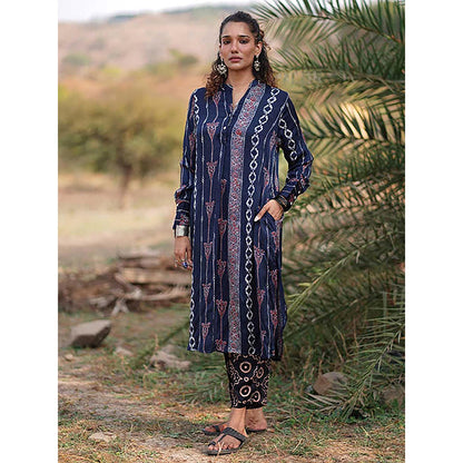 Chidiyaa Angelique Modal Silk Kurta with Pant