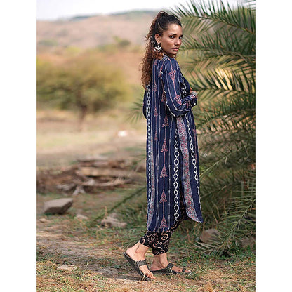 Chidiyaa Angelique Modal Silk Kurta with Pant