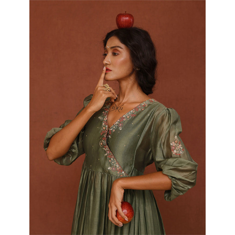 Chokhi Chorri Green Nisha Kurta (Set of 2)