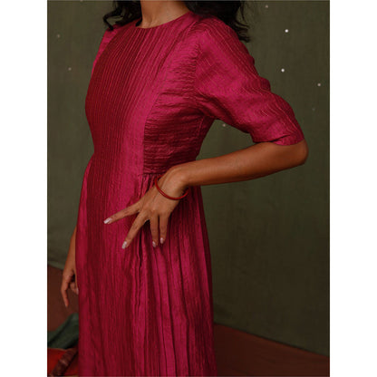 Chokhi Chorri Pink Kuchi Kurta (Set of 2)