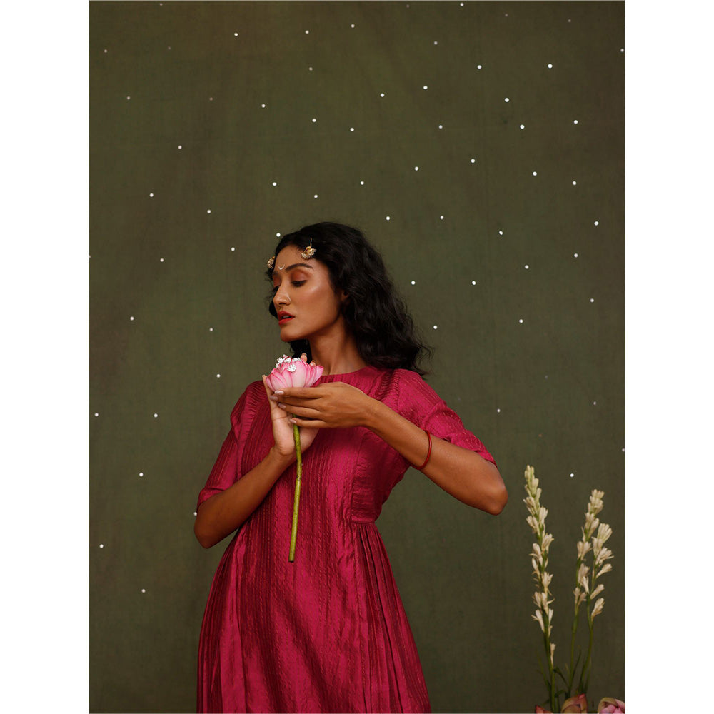 Chokhi Chorri Pink Kuchi Kurta (Set of 2)