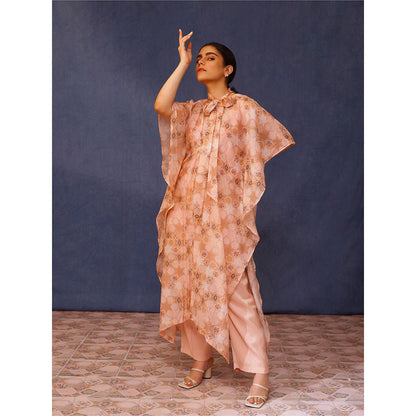 Chokhi Chorri Peach Amina Kaftan (Set of 3)