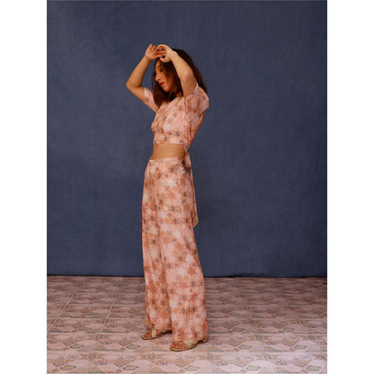 Chokhi Chorri Peach Amina Palazzo (Set of 2)