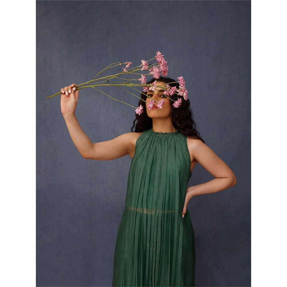 Chokhi Chorri Green Mona Kurta (Set of 3)