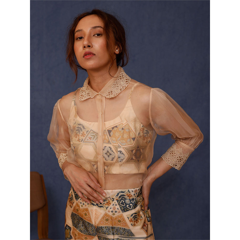 Chokhi Chorri Printed Damsa Co-ord (Set of 3)