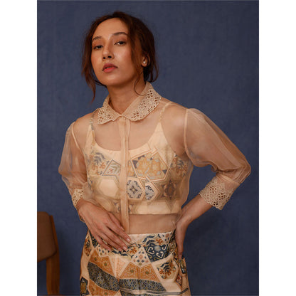 Chokhi Chorri Printed Damsa Co-ord (Set of 3)