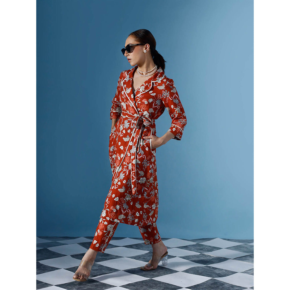 Chokhi Chorri iris Jacket with Pant (Set of 3)