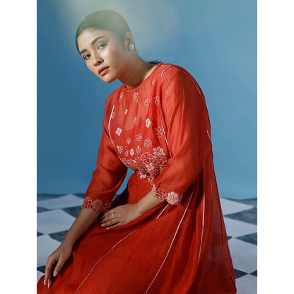 Chokhi Chorri Aura Kurta with Pant (Set of 2)