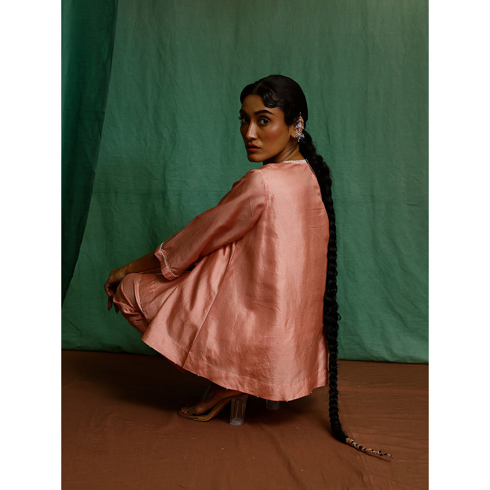 Chokhi Chorri Pink Top And Pant Coord (Set of 2)