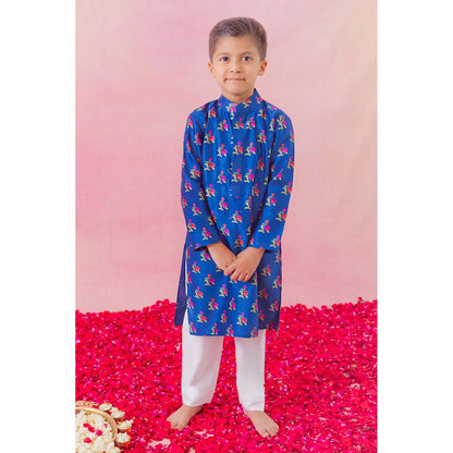 Chotibuti Neela Blue Kurta with Pant