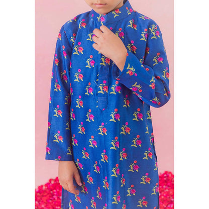Chotibuti Neela Blue Kurta with Pant