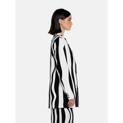 CILVR Black Double Breasted Blazer