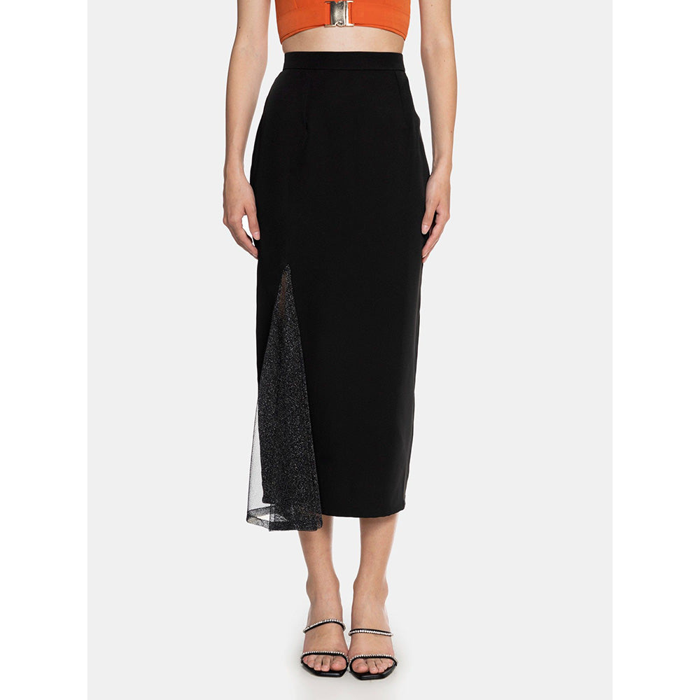 CILVR Women's Pencil Skirt with Side Slit