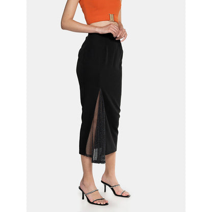 CILVR Women's Pencil Skirt with Side Slit