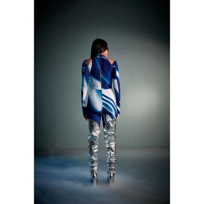 CILVR Women's Sublimation Print Full Sleeves Bodysuit