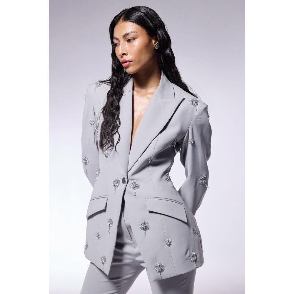 CILVR Grey Cosmos Ash Blazer