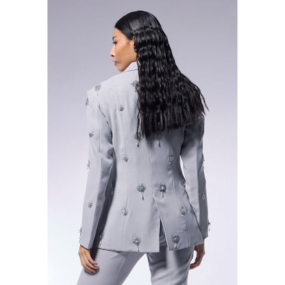 CILVR Grey Cosmos Ash Blazer