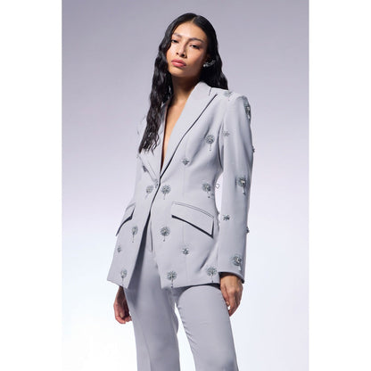 CILVR Grey Cosmos Ash Blazer