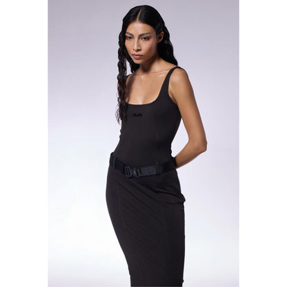 CILVR Athleisure Belted Jersey Dress